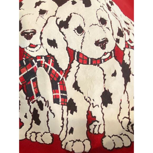 Vintage 1990 Dalmatians Puppy Crewneck L Sweater 90s Crewneck Grandma Streetwear - Picture 10 of 10